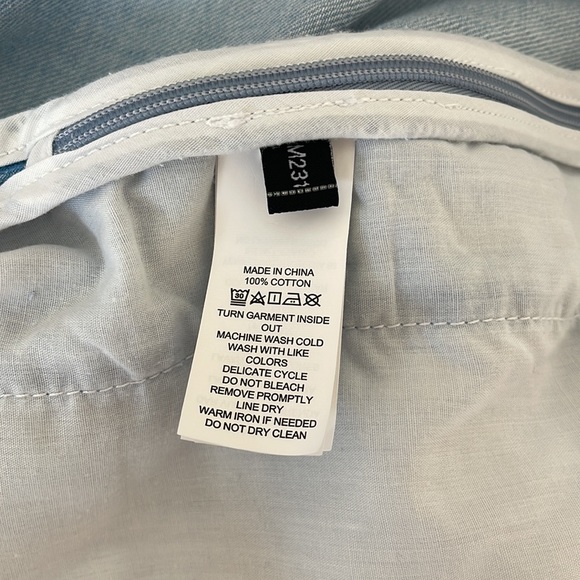 Kate Spade Dip Dye Denim Dress | Size 12 - Picture 13 of 16